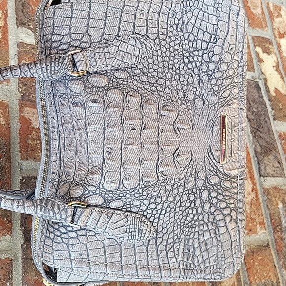 Brahmin Micaela Grey Tetra Satchel - Picture 14 of 16